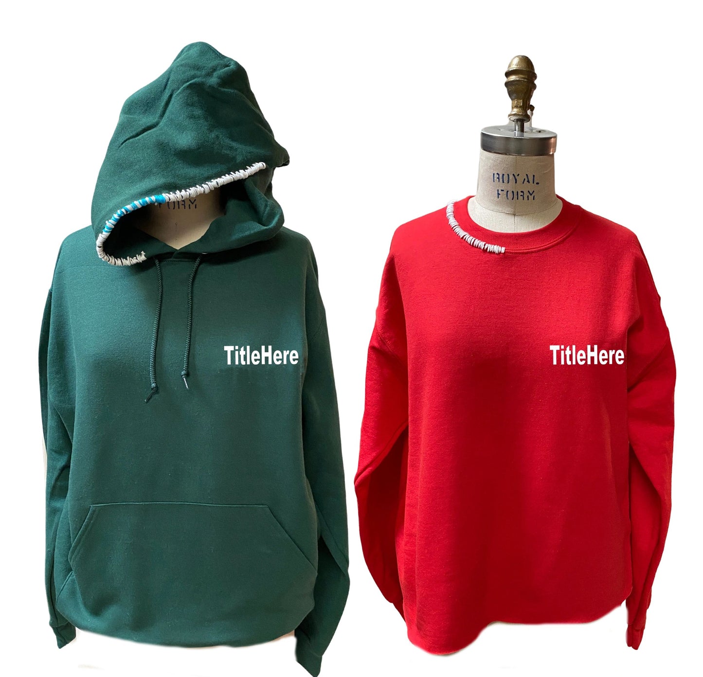 The "MH Classic"inspired Sweatshirt with Hand Stitching Detail