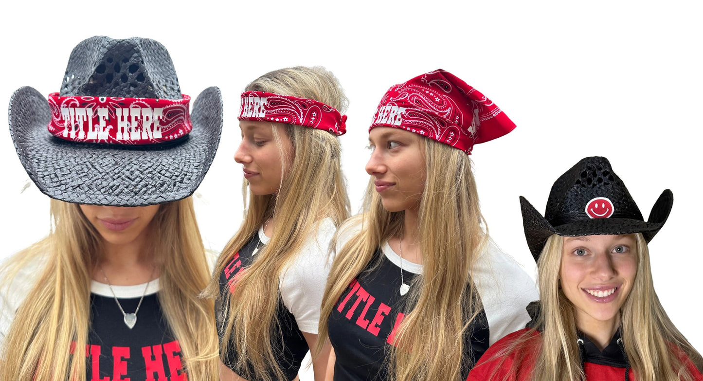 Wear It Your Way Cowboy Hat w/ Bandana