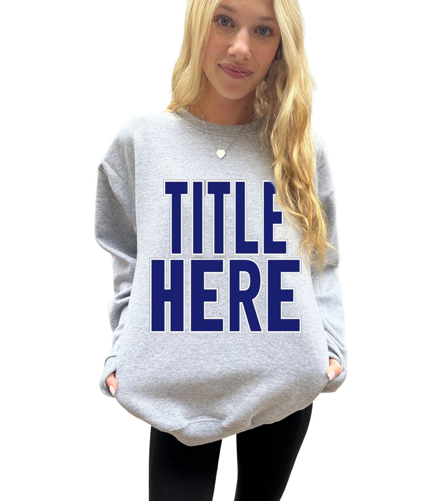 The "Shoutout" Crewneck (Off The Shoulder Option)