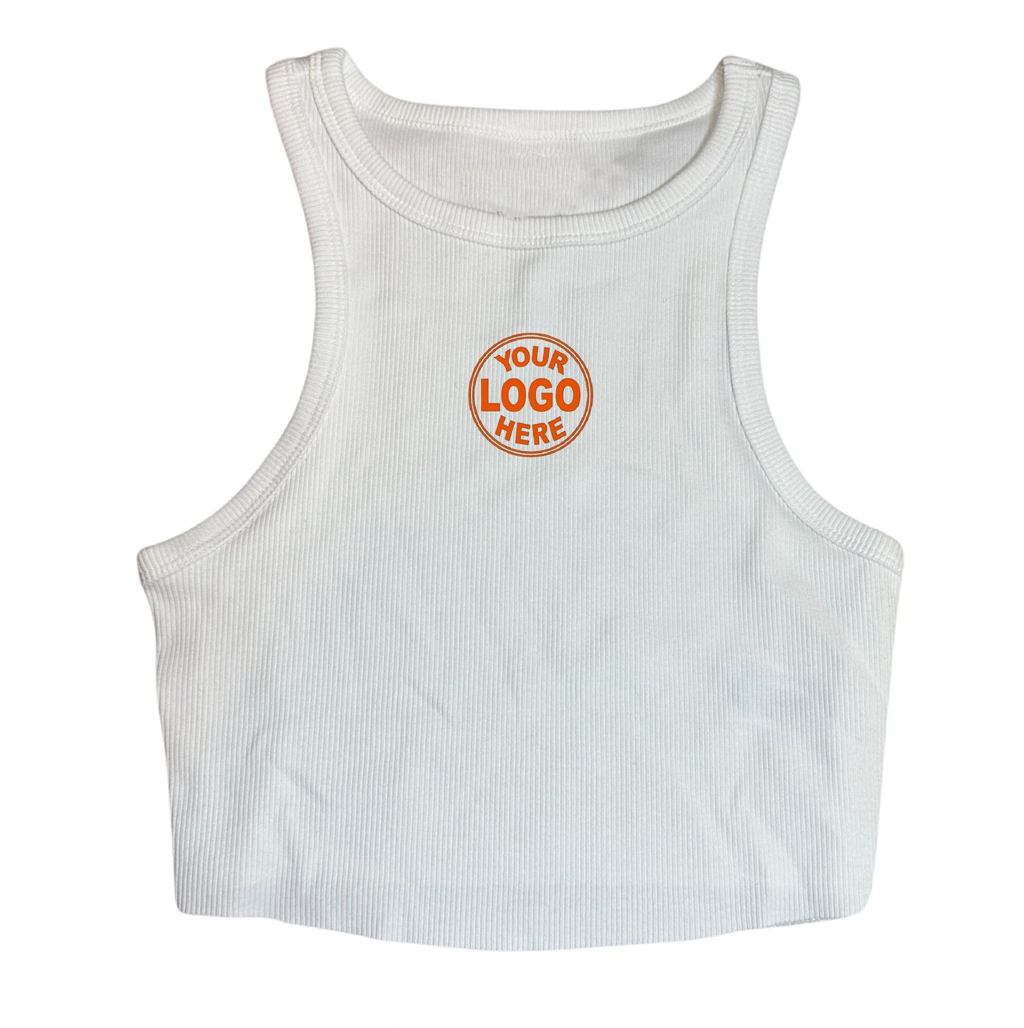 The cropped Mini Logo Tank Top