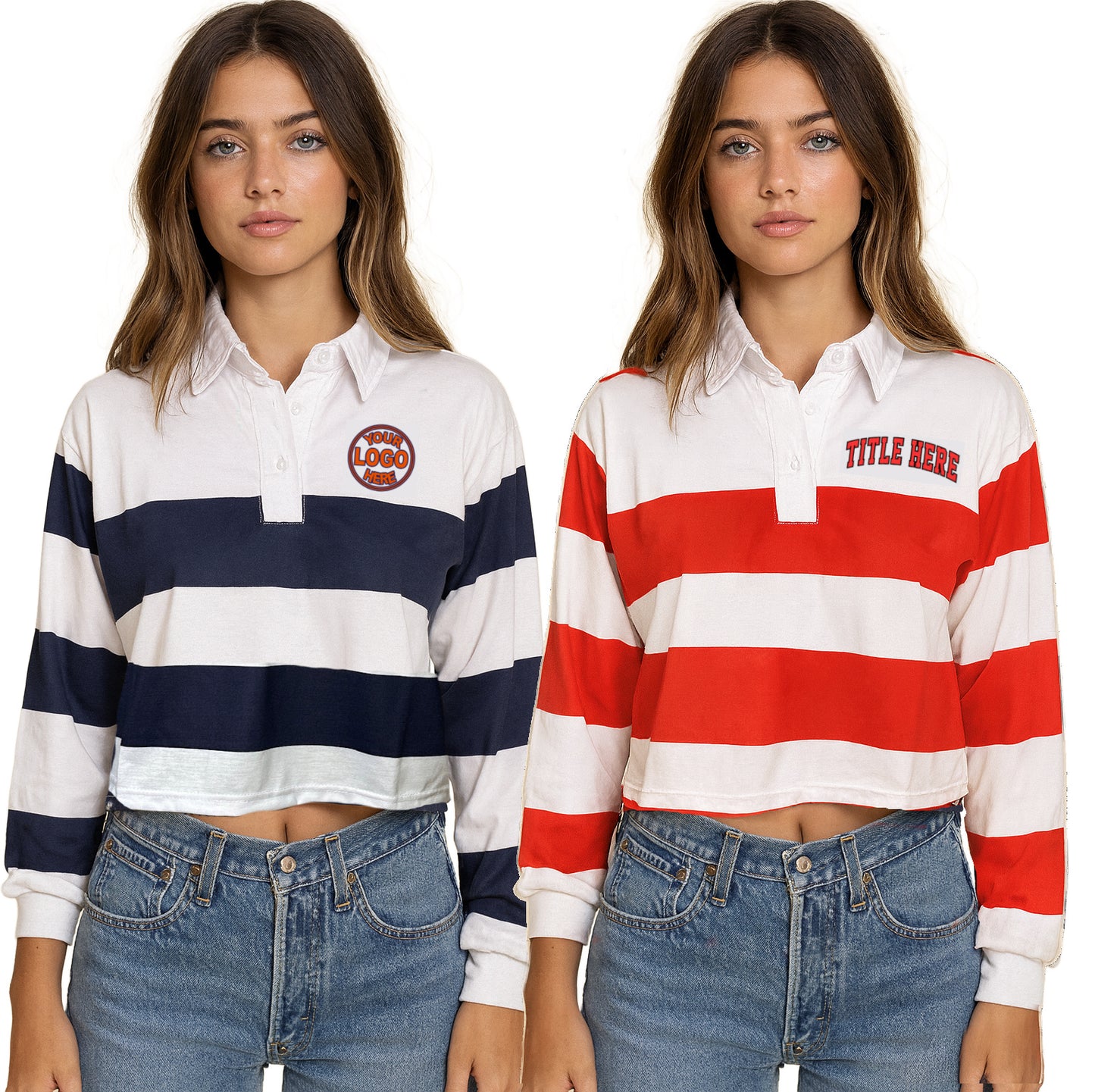 The Cropped "Rugby" Top