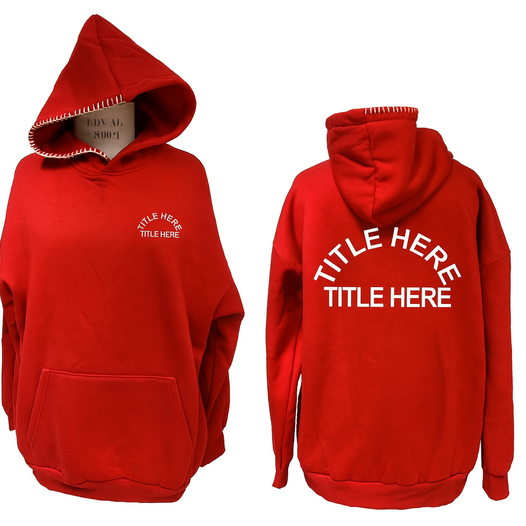 The "Arch" Hoodie with Hand Stitching Detail