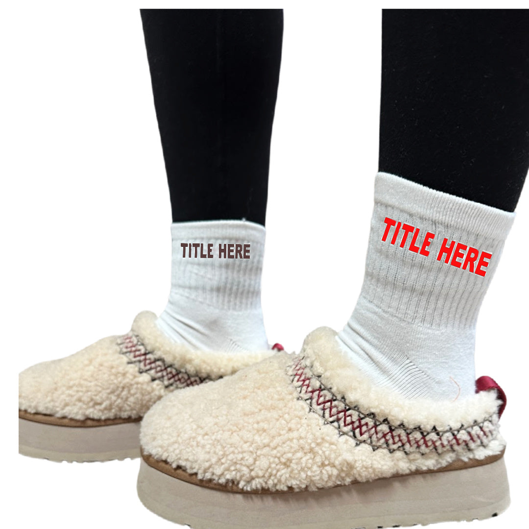 The "Everyday" Crew Socks (One Size)