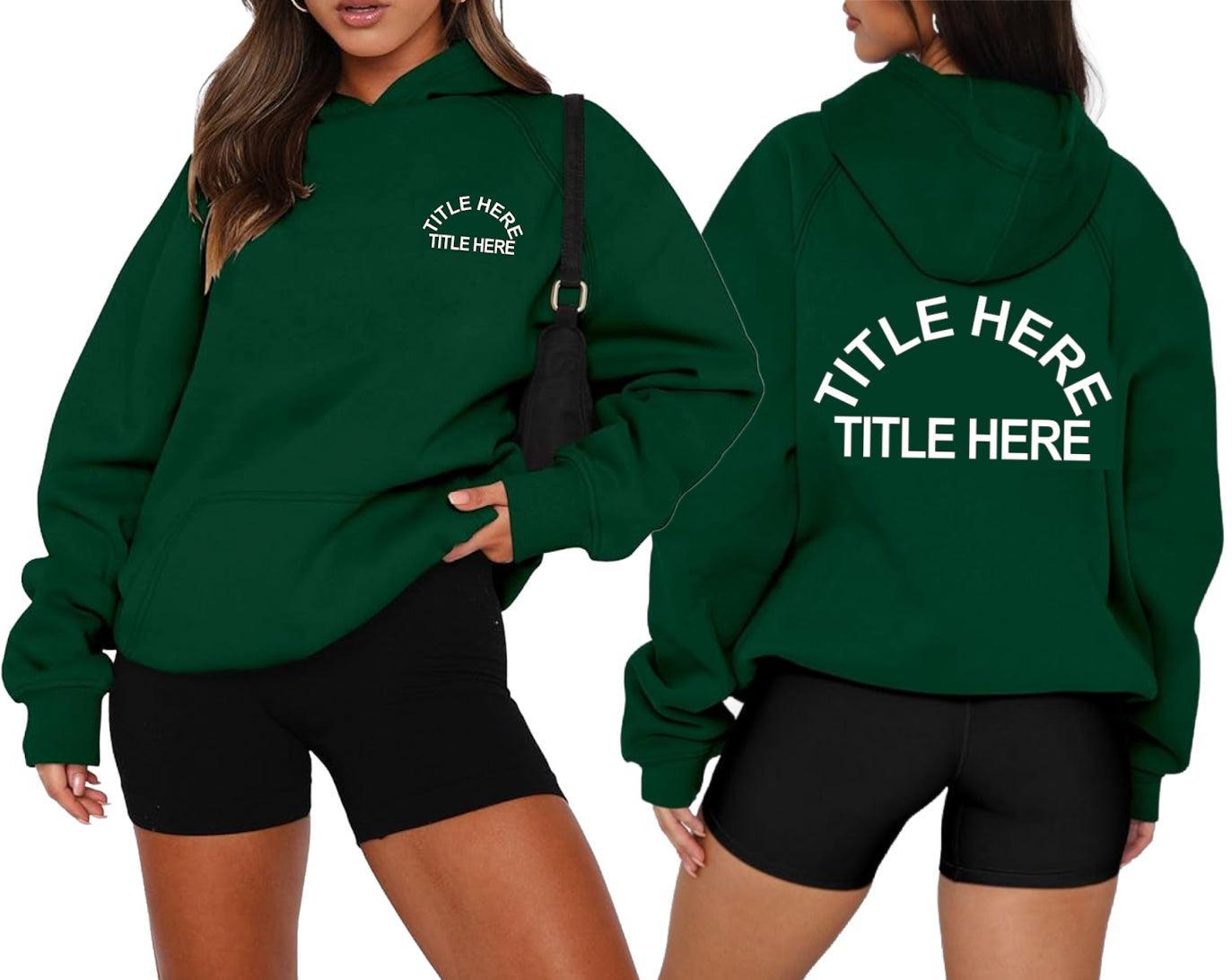 The "Arch" Hoodie with Hand Stitching Detail