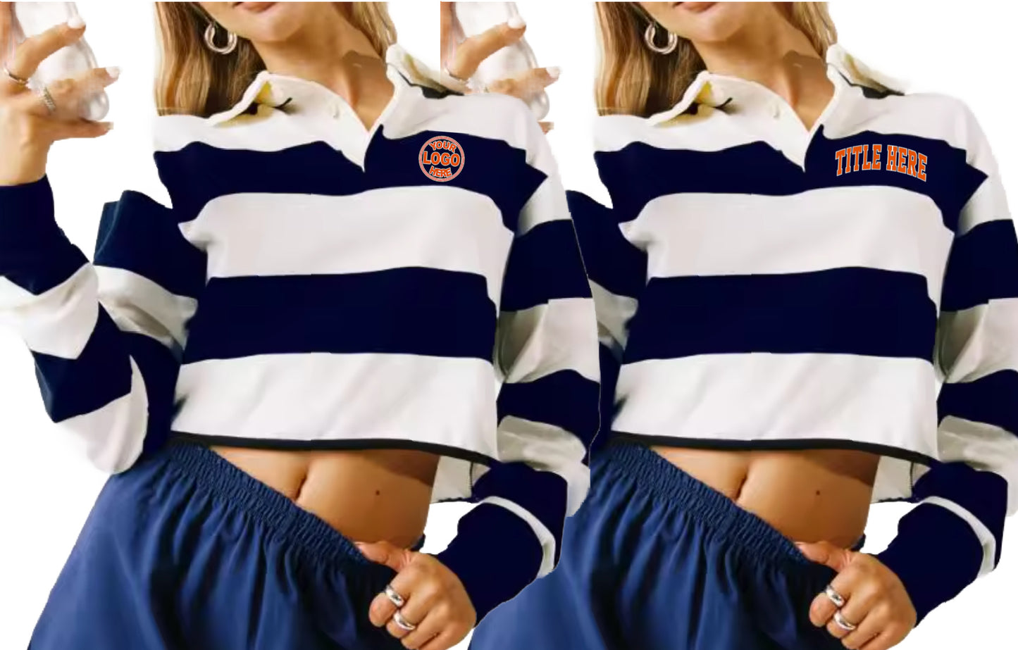 The "Cropped Rugby" Top