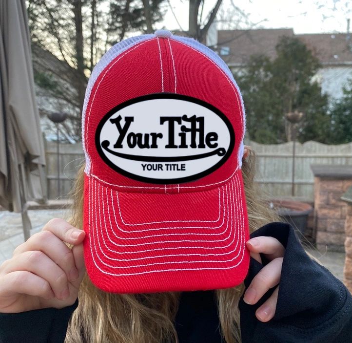 The "VD Inspired" Trucker Hat With Distressed Patch