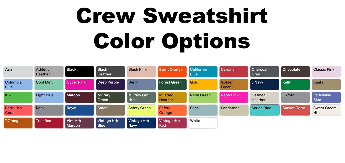 The "Shoutout" Crewneck (Off The Shoulder Option)