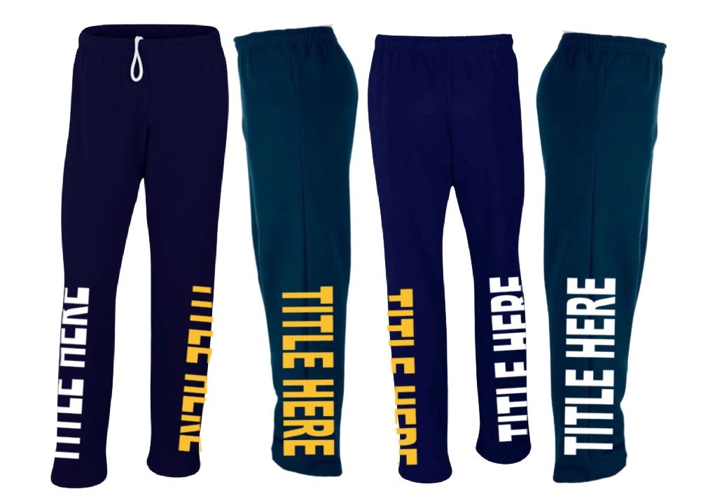 The "Side Titles" Straight Sweatpants