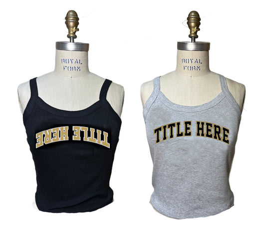 The "Upside Down" Strap Tank Top