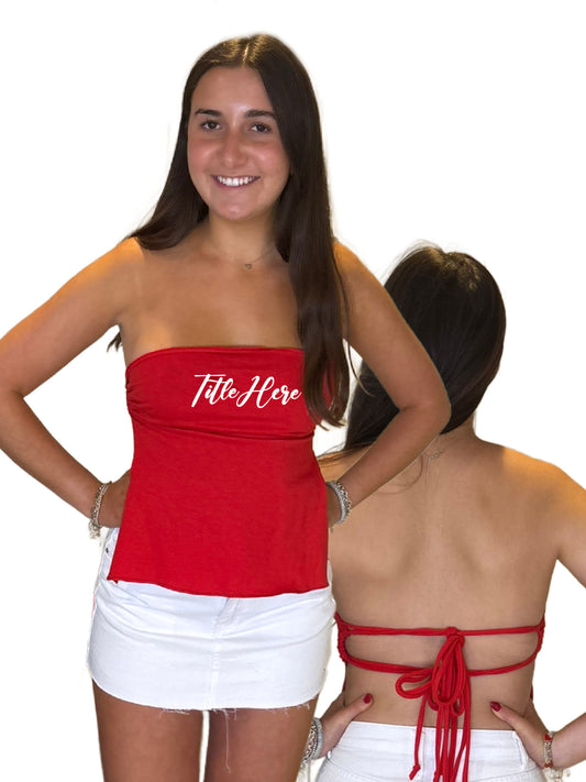 The "Jess" Open Back Top