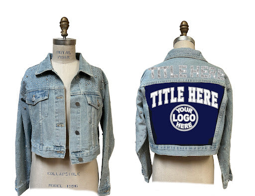 The Customizable "Bling" Denim Jacket