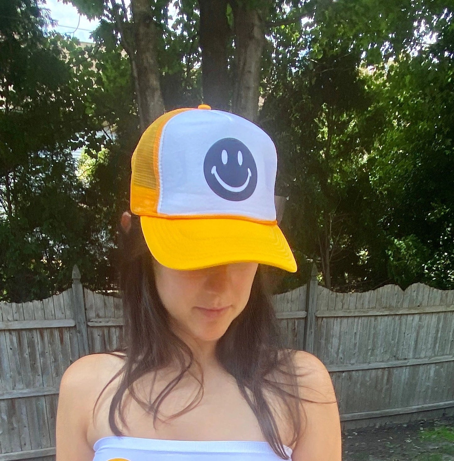 The "Happy" Foam Trucker Hat