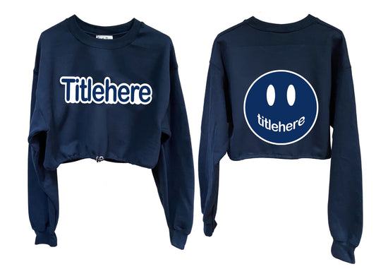 The "DH" Cinched Crewneck Sweatshirt