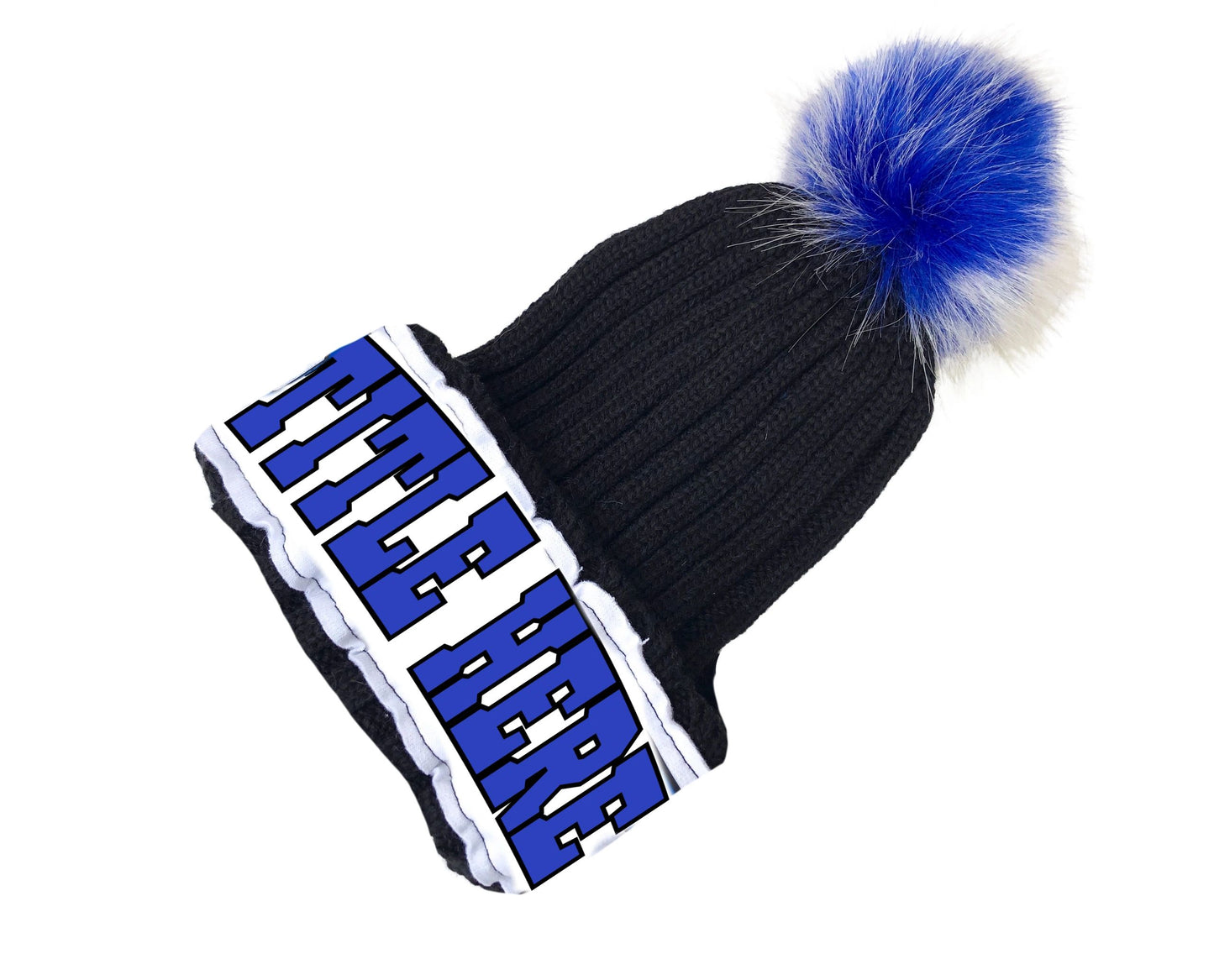 Customize Your Own Fur Pom Pom Hat