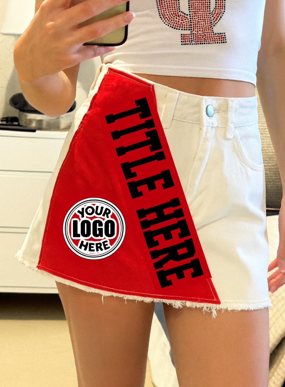The Customizable "Side Front Patch" Skirt
