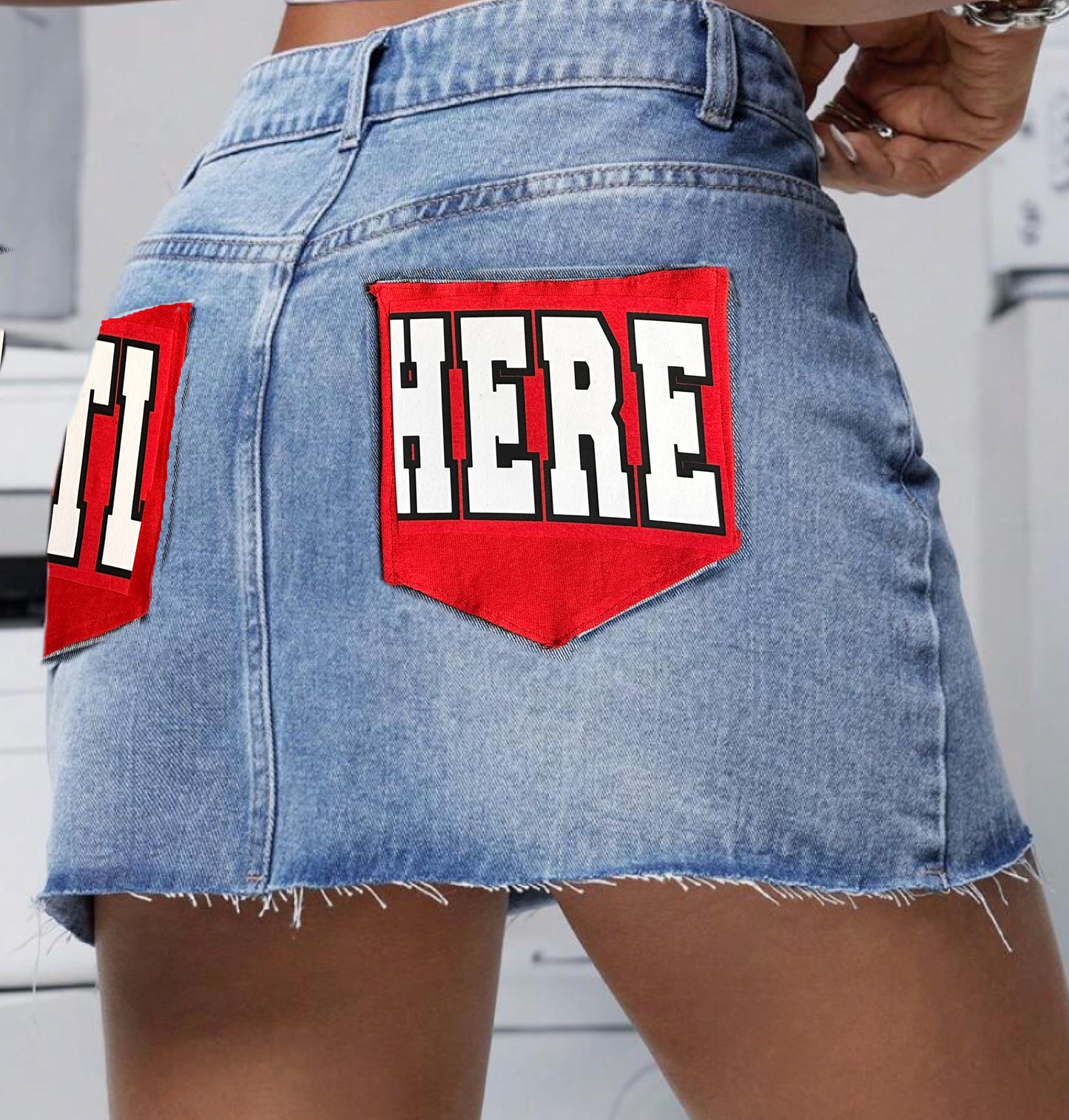 The "Patch" Pocket Mini Skirt