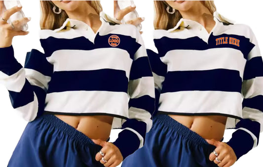 The "Cropped Rugby" Top