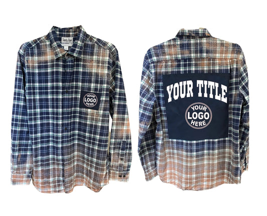 The "Flannel" Patch Shirt with Optional Distressed Look