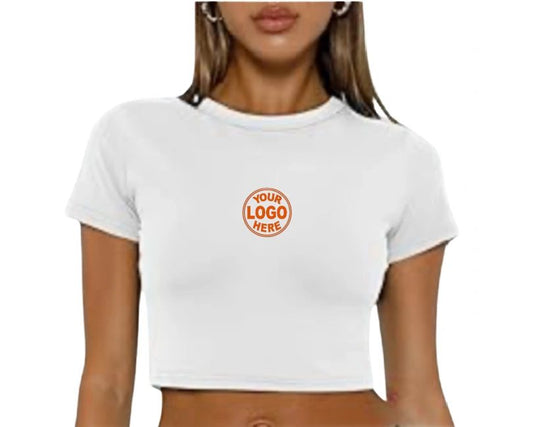 The cropped Mini Logo Tee Shirt