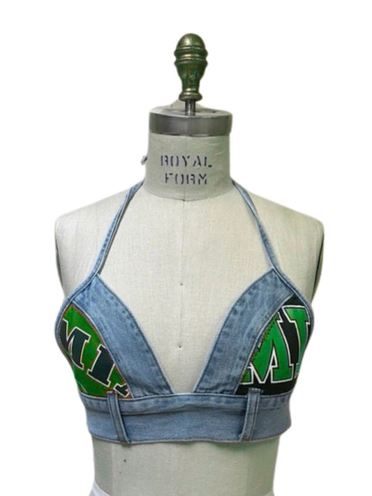 The "Denim" Halter Top